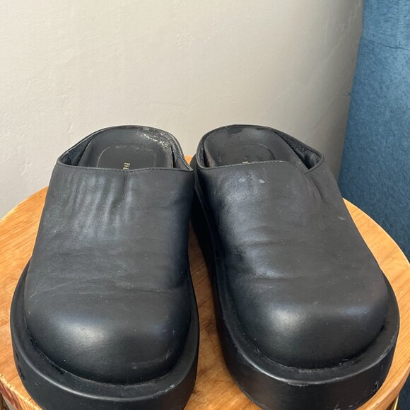 PALOMA BARCELÓ Women's Daga Platform Clogs Fashion Luxury Black Size 39 - Picture 4 of 9